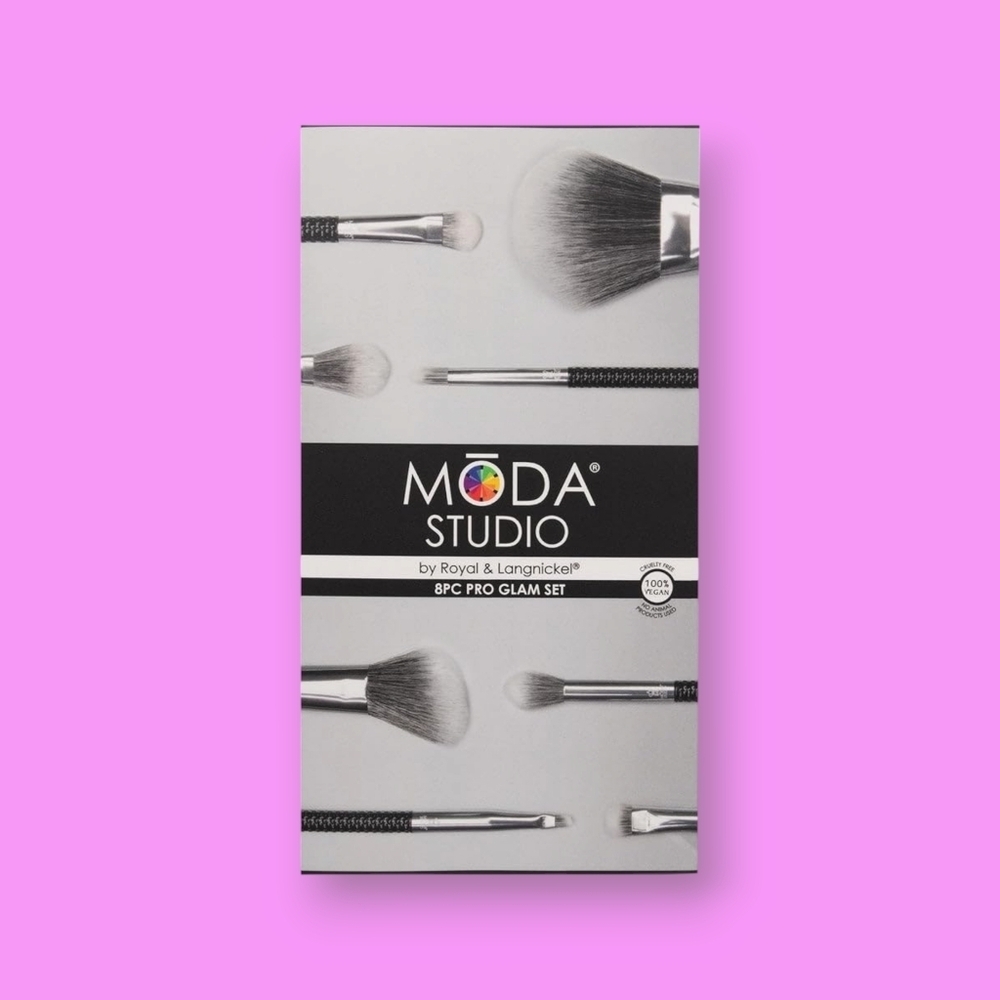 Moda Studio 8pc Pro Glam Brush Set